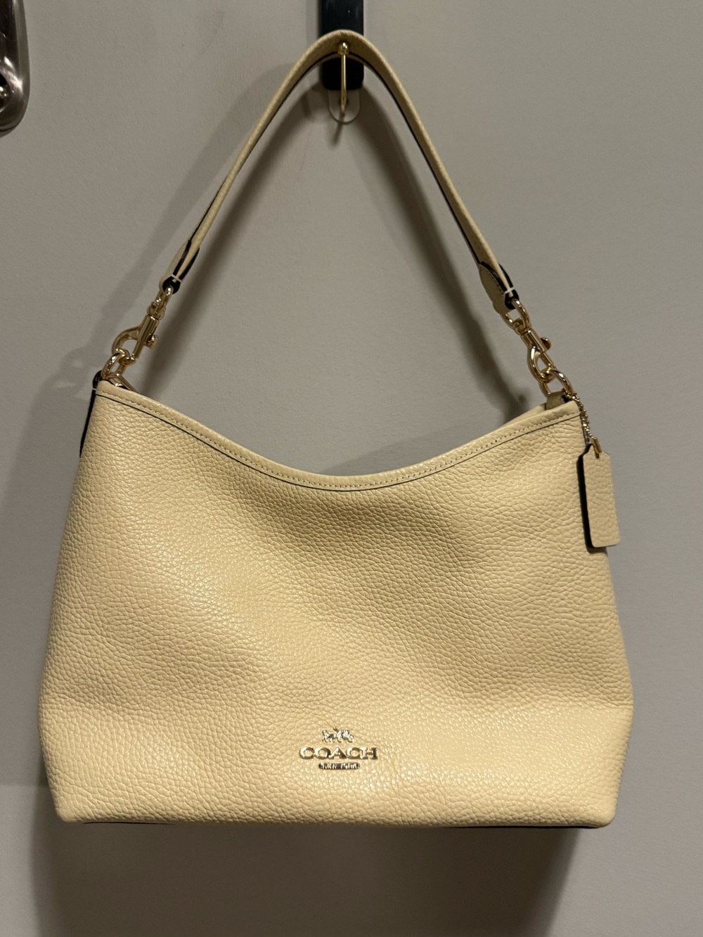 Coach Laurel Shoulder Bag in Pale Yellow